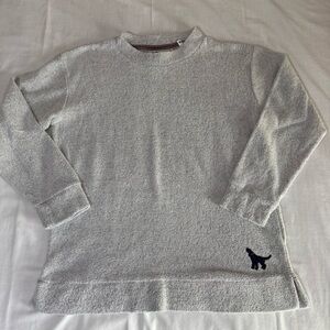 Southern Fried Cotton White Blue Crewneck Sweatshirt Size M Preppy Casual